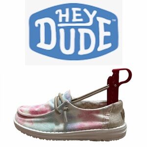 Hey Dude Kids Wendy Boho Mandala Tie-Dye Slippers